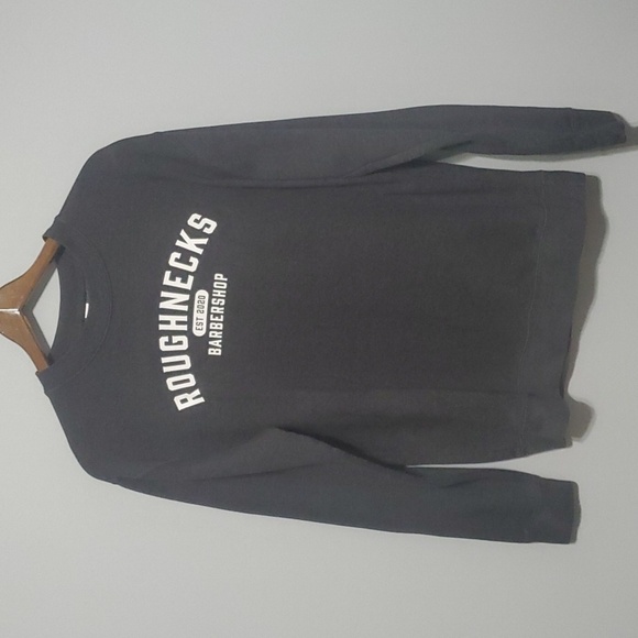 Independent Trading Company mens size large grey white roughnecks barbershop - Picture 1 of 15